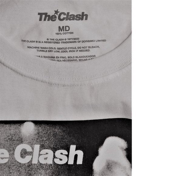 The Clash Smashing Guitar London is Calling rock Official T-Shirt L NWT - Picture 3 of 3